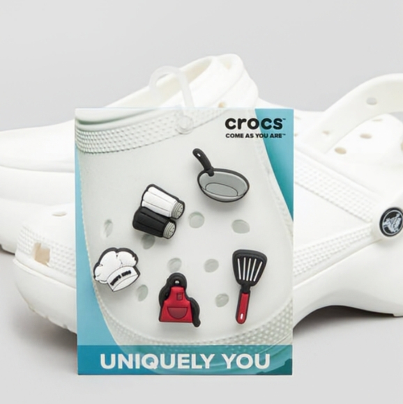 Crocs-Jibbitz Charms, Chef 5 Pack, NWT & NIP - Picture 5 of 13